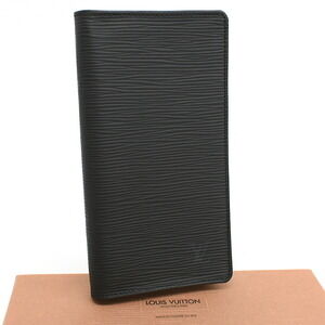 Louis Vuitton Porte Wallet Carte Bifold Long Epi Black